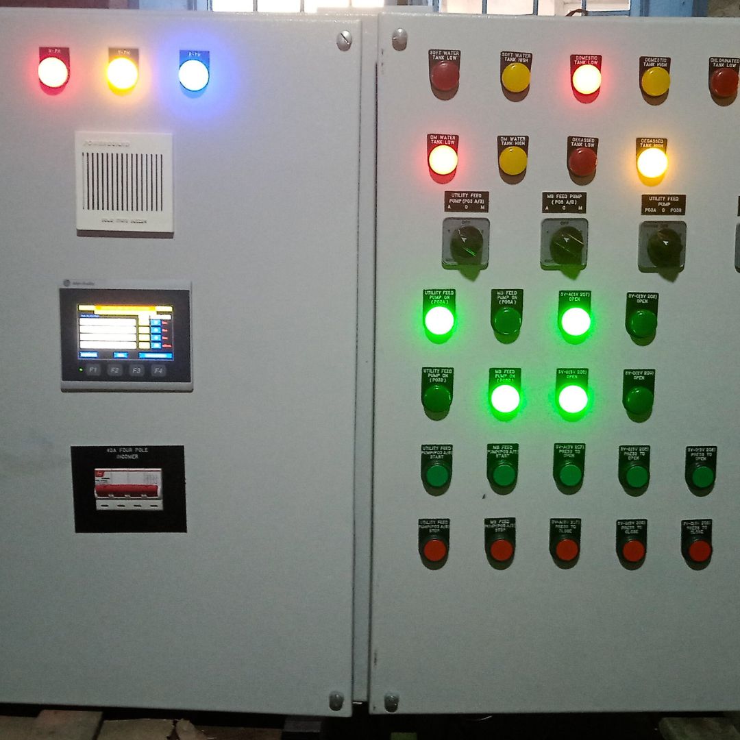 DM Softener PLC-HMI Panel