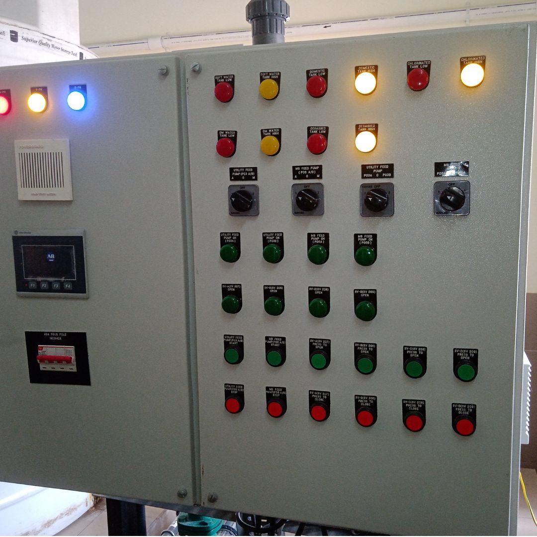 PLC Panel for Softener & DM Water Plant